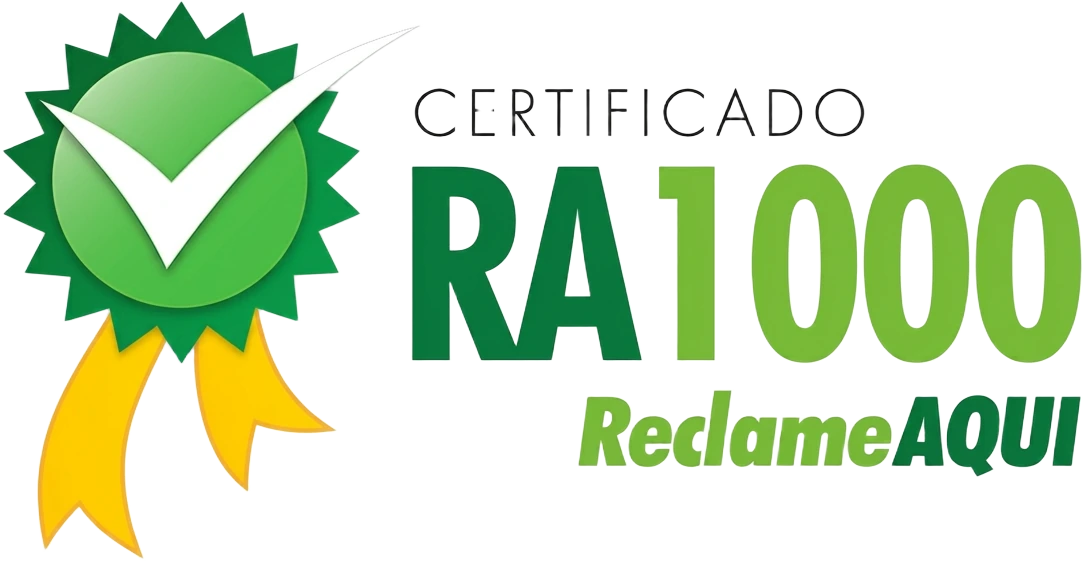 Certificado RA1000 ReclameAQUI